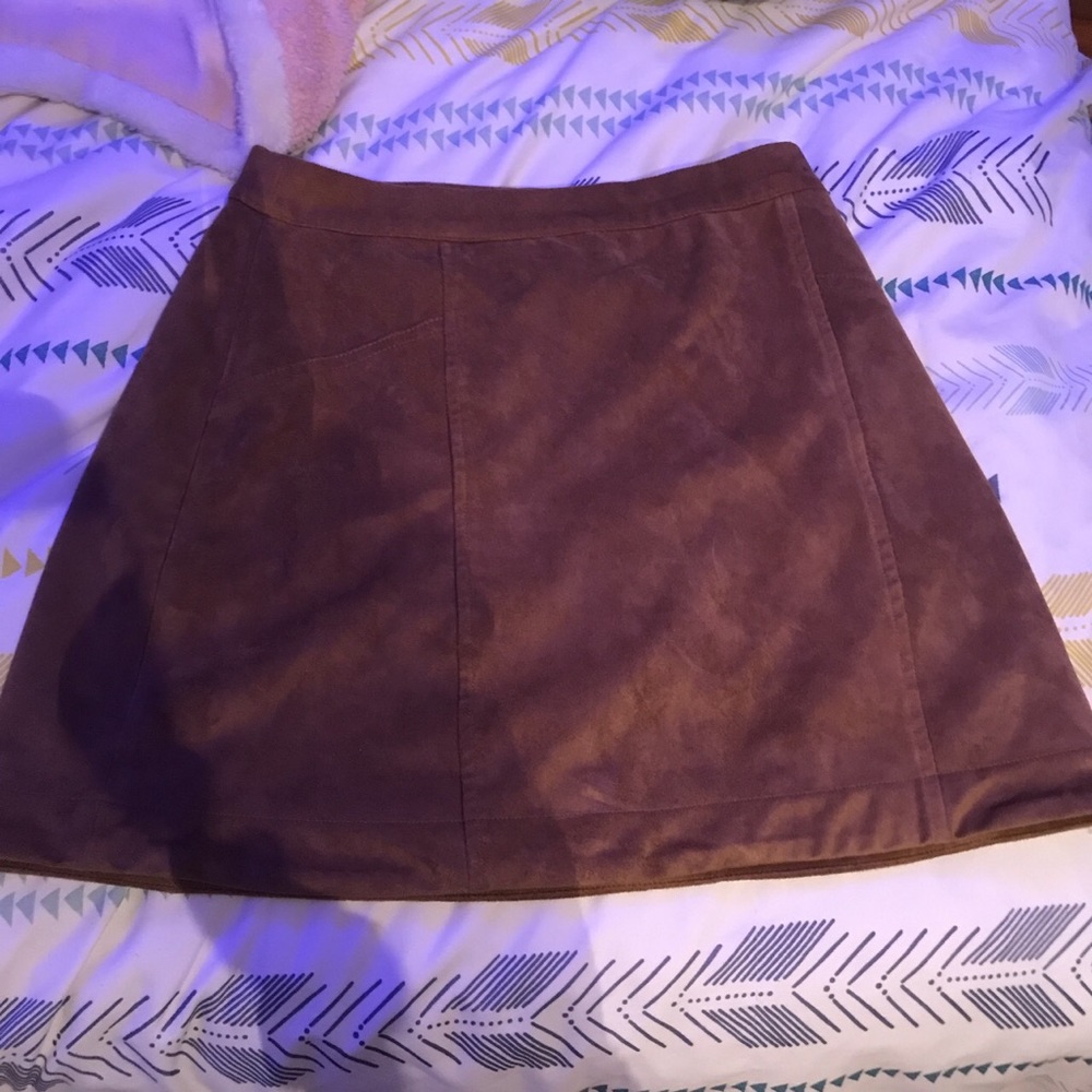 Abercrombie and Fitch suede skirt